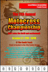 Motocross Image Poster