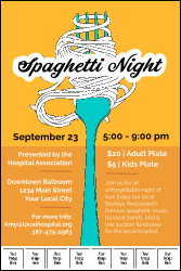 Retro Spaghetti Logo Poster