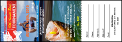 Bass Fishing Tournament Raffle Ticket