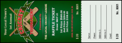 Cricket Tournament Raffle Ticket