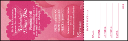Valentine's Dinner Date  Raffle Ticket