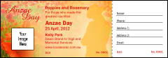Anzac Day Raffle Ticket