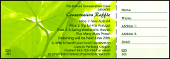 Green Leaves Raffle Ticket 0007