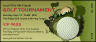 Golf Tournament VIP Pass