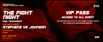MMA The Fight Night VIP Pass
