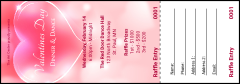 Valentines Day Date Raffle Ticket